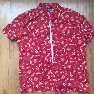 Bandanna button up